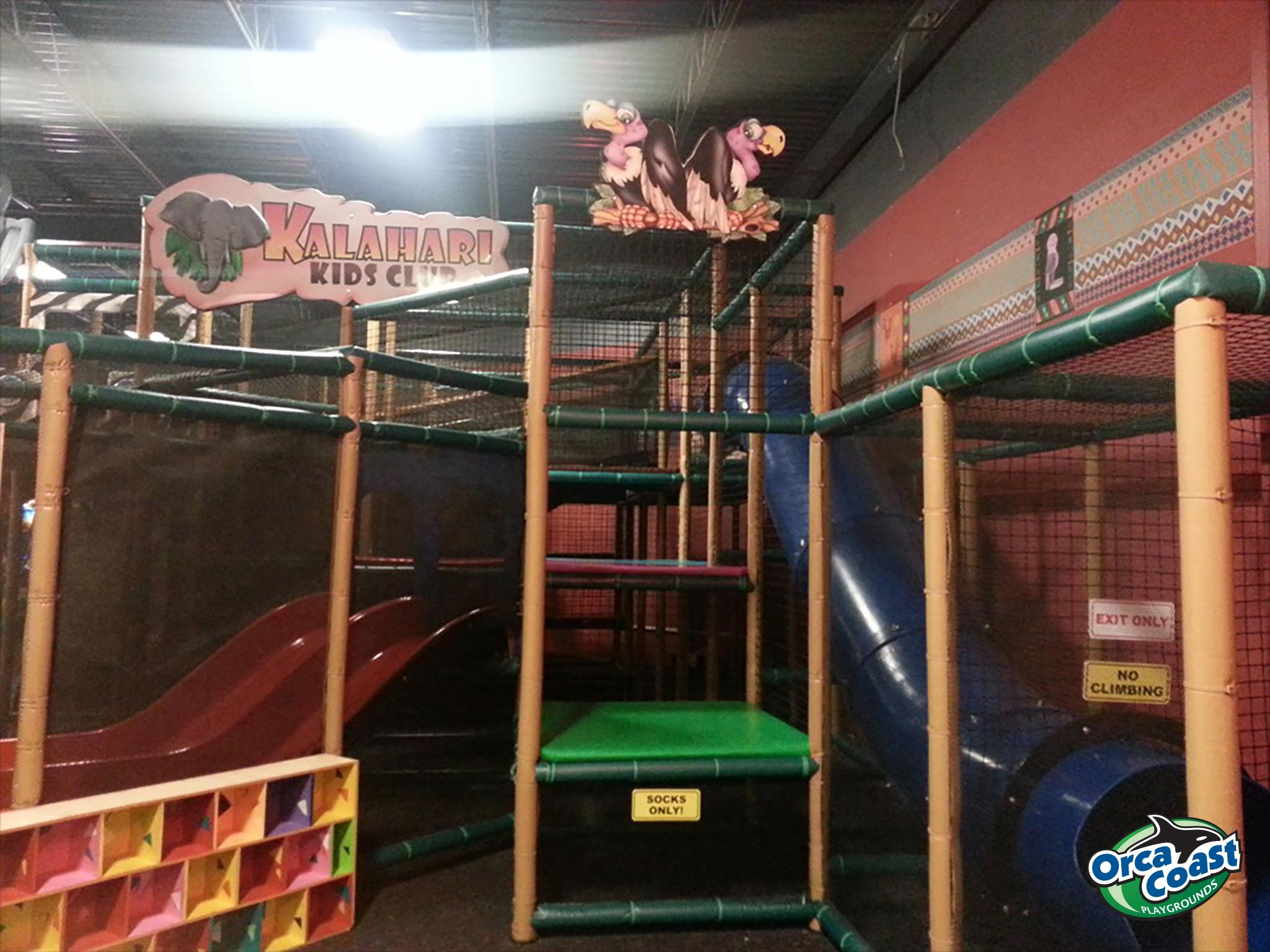 The indoor playground at Kalahari Resorts and Conventions in Wisconsin Dells, WI