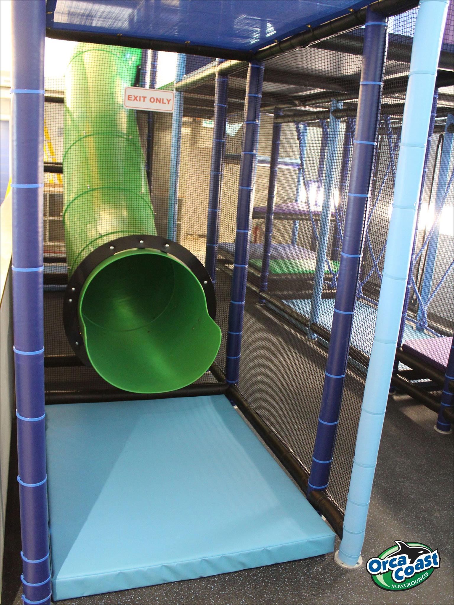 Town of Gillam indoor playground manufactured by Orca Coast Playground Ltd.